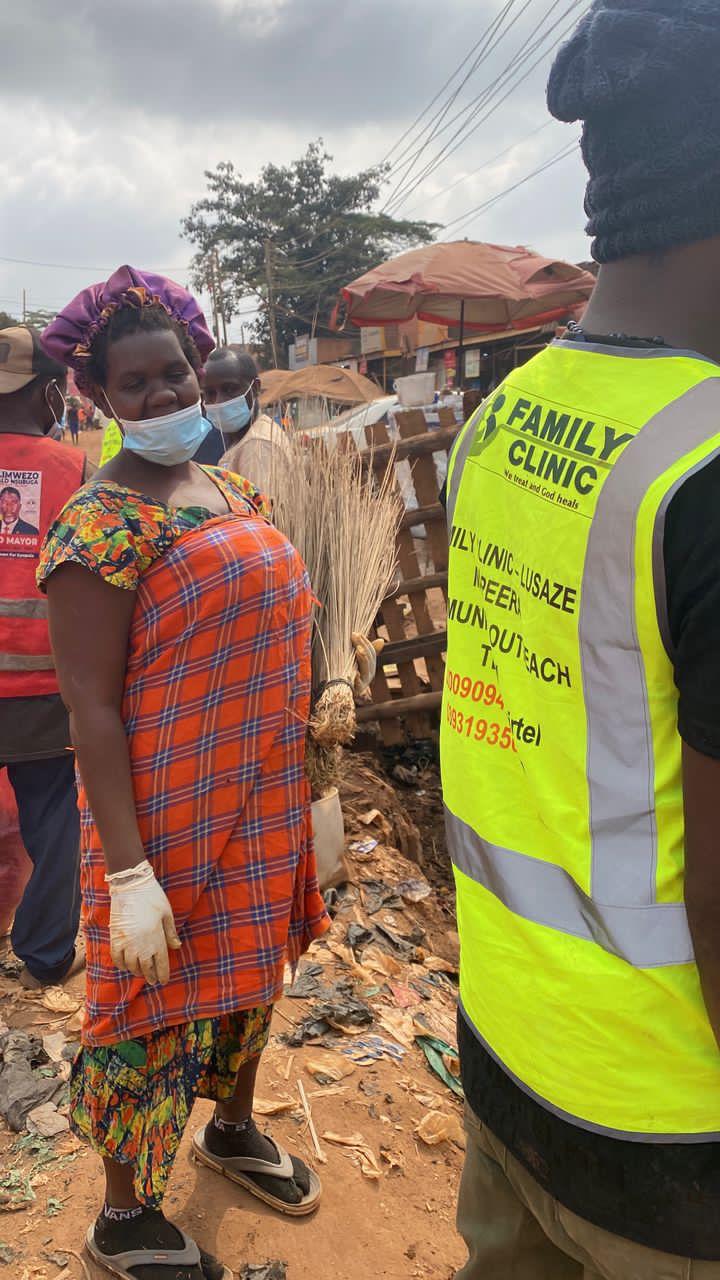 Community cleaning in Lusaze