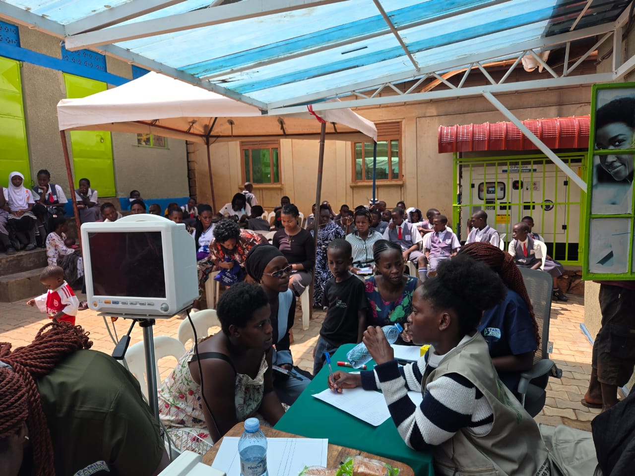 Registration at the Family Clinic medical camp