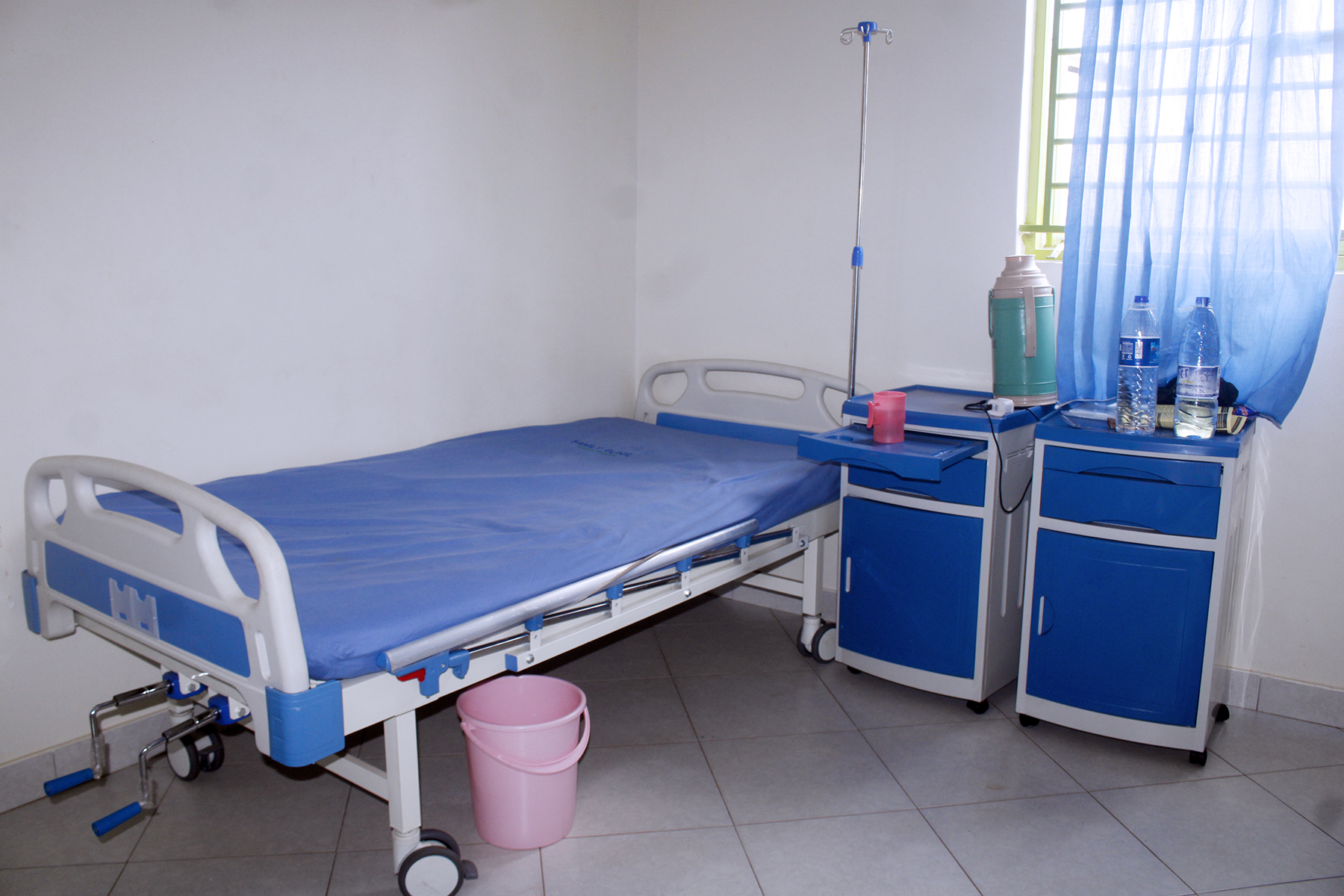 Patient ward room at Family Clinic