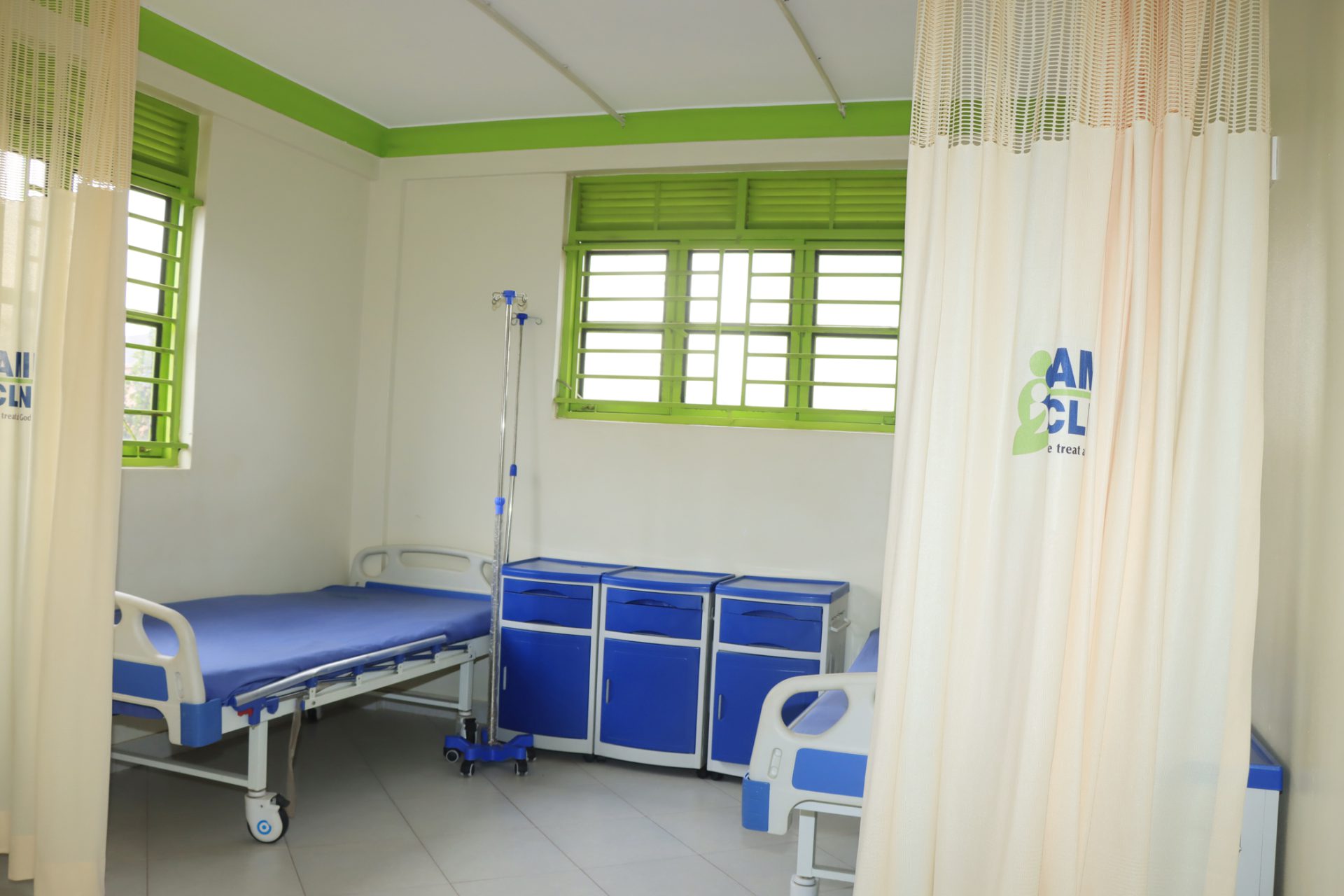 Private patient admission area